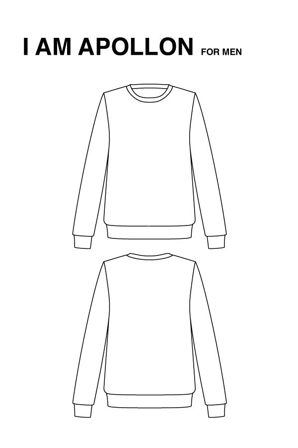 APOLLON Sweat Homme - Patron de couture pochette - I AM Patterns Patron de couture I AM Patterns | Gaspard et Léonie Tissus en ligne et Mercerie à Toulouse