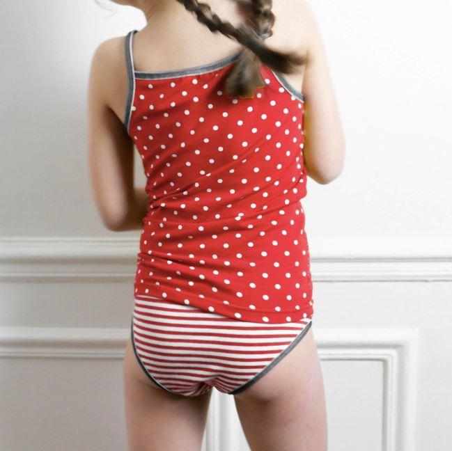 BELLE Enfant Sous-vêtements patron de couture pochette - L'atelier de Gaspard et Léonie