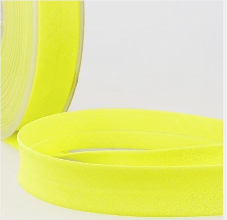 Biais Fluo jaune 20mm Mercerie Sélection Gaspard & Léonie | Gaspard et Léonie Tissus en ligne et Mercerie à Toulouse