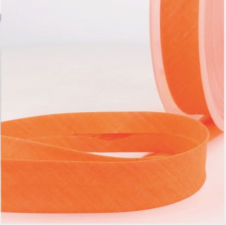 Biais Fluo Orange 20mm Mercerie Sélection Gaspard & Léonie | Gaspard et Léonie Tissus en ligne et Mercerie à Toulouse