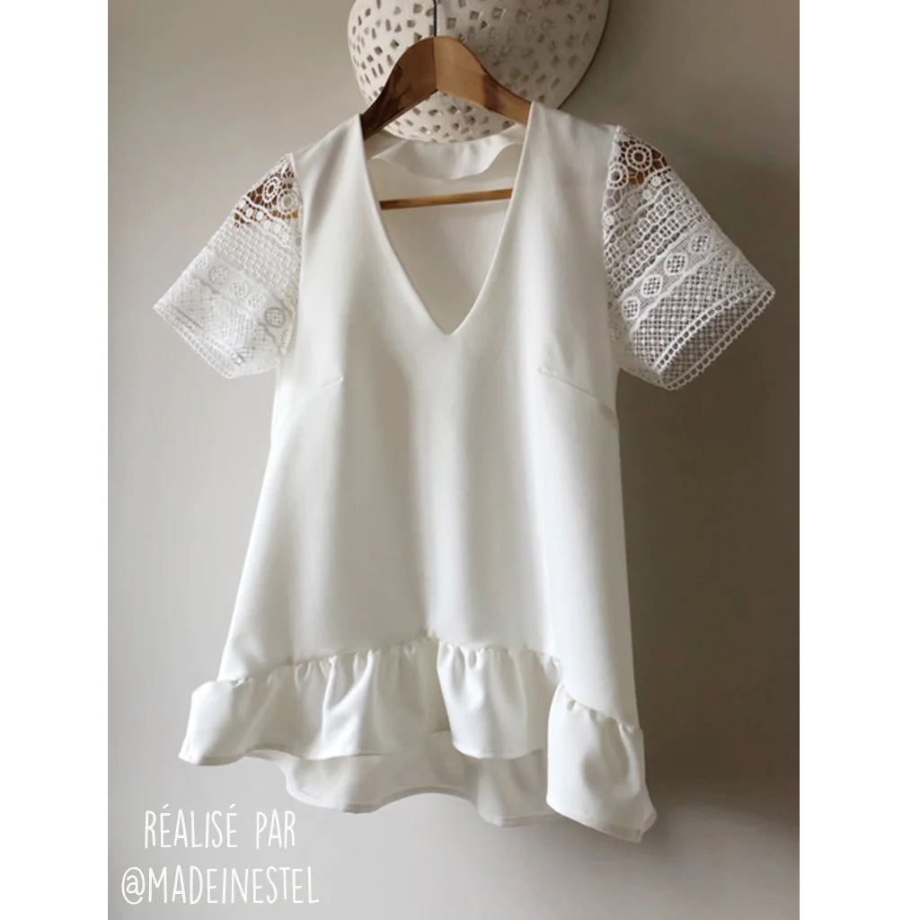 Blouse et Robe DELICE Patron de couture pochette - SUPER BISON Patron de couture SUPER BISON | Gaspard et Léonie Tissus en ligne et Mercerie à Toulouse