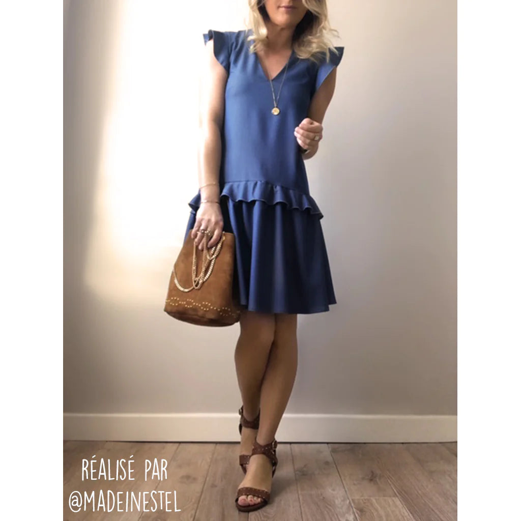 Blouse et Robe DELICE Patron de couture pochette - SUPER BISON Patron de couture SUPER BISON | Gaspard et Léonie Tissus en ligne et Mercerie à Toulouse