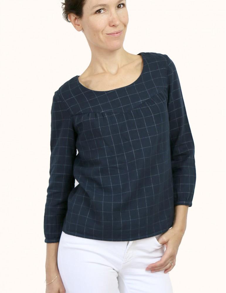 Blouse femme ARTESANE Patron de couture pochette - L'atelier de Gaspard et Léonie