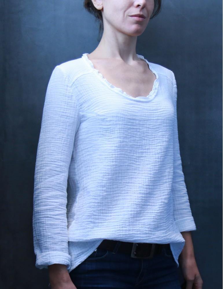 Blouse femme BOHEME Patron de couture pochette - L'atelier de Gaspard et Léonie