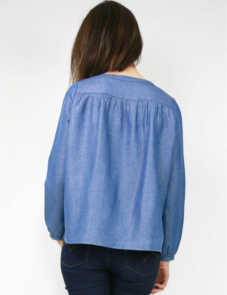 Blouse femme ENVOL Patron de couture pochette - L'atelier de Gaspard et Léonie