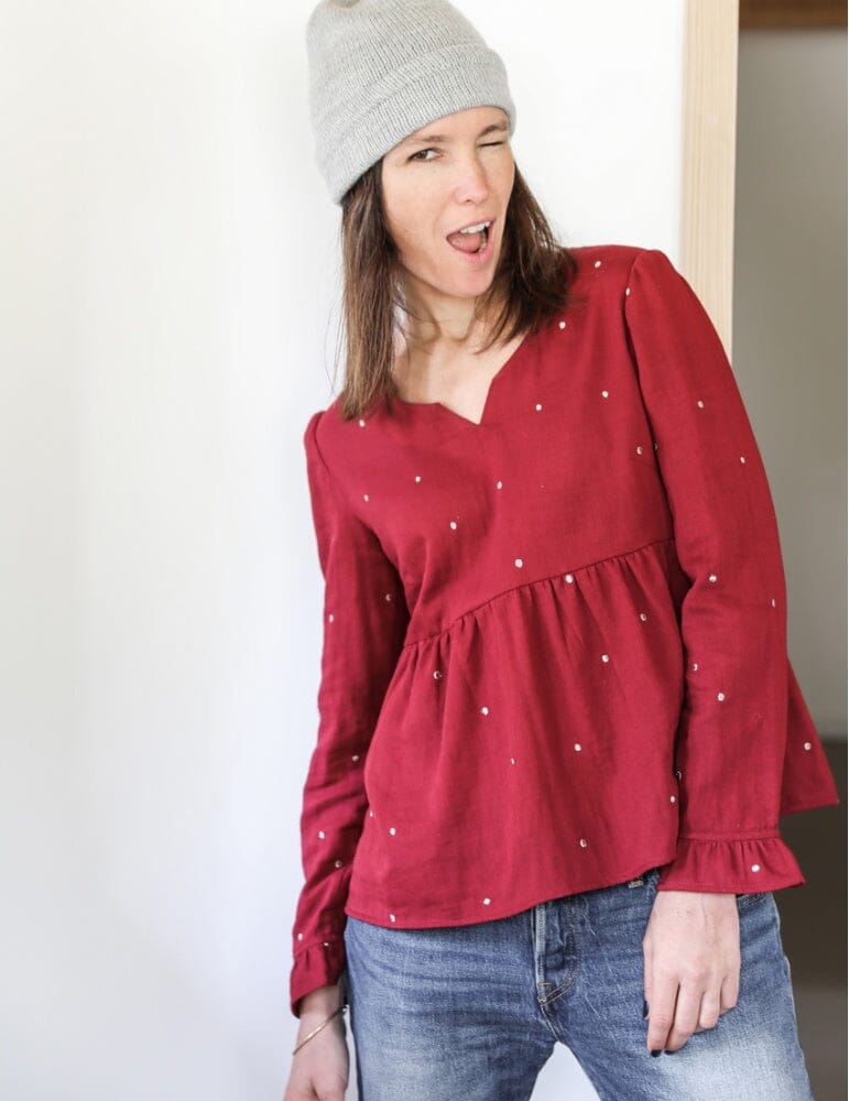 Blouse femme PEPA Patron de couture pochette - Atelier SCÄMMIT Patron de couture ATELIER SCÄMMIT | Gaspard et Léonie Tissus en ligne et Mercerie à Toulouse