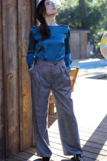 Blouse KIM Patron de couture Pochette - CLEMATISSE PATTERN Patron de couture CLEMATISSE PATTERN | Gaspard et Léonie Tissus en ligne et Mercerie à Toulouse