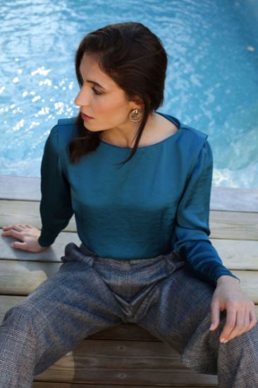 Blouse KIM Patron de couture Pochette - CLEMATISSE PATTERN Patron de couture CLEMATISSE PATTERN | Gaspard et Léonie Tissus en ligne et Mercerie à Toulouse