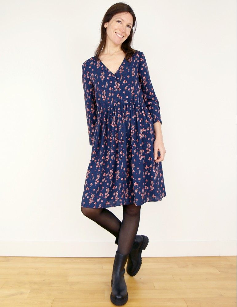 Blouse ou Robe femme ANAE Patron de couture pochette - Atelier SCÄMMIT Patron de couture ATELIER SCÄMMIT | Gaspard et Léonie Tissus en ligne et Mercerie à Toulouse