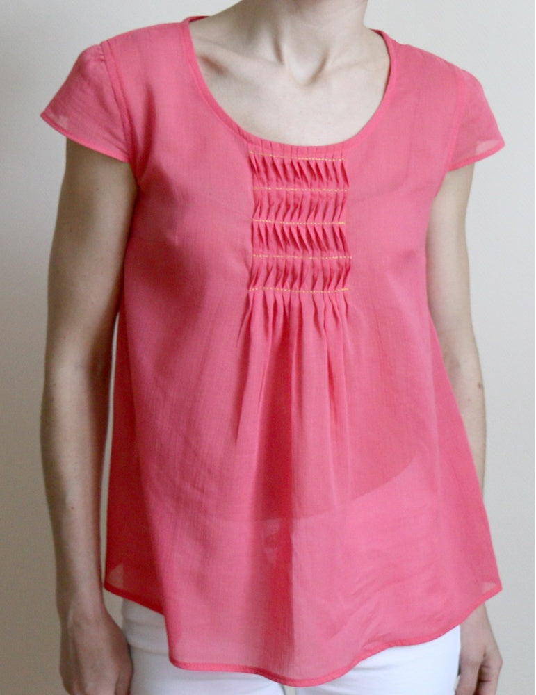 Blouse ou Robe femme BARCELONA Patron de couture pochette - Atelier SCÄMMIT Patron de couture ATELIER SCÄMMIT | Gaspard et Léonie Tissus en ligne et Mercerie à Toulouse