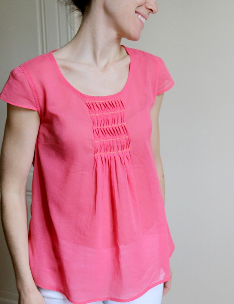 Blouse ou Robe femme BARCELONA Patron de couture pochette - Atelier SCÄMMIT Patron de couture ATELIER SCÄMMIT | Gaspard et Léonie Tissus en ligne et Mercerie à Toulouse