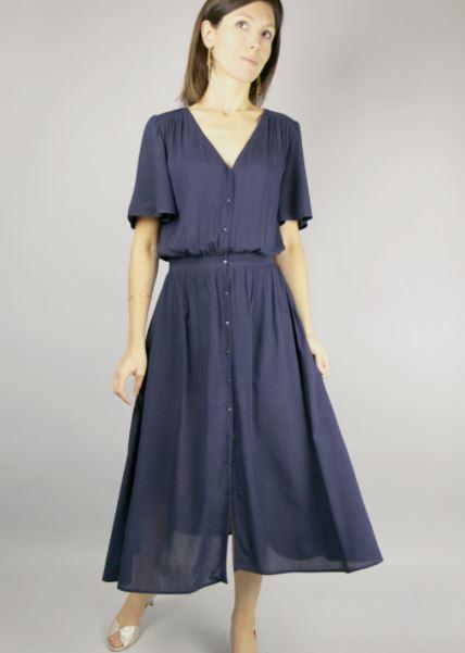 Blouse ou Robe femme HARMONIE Patron de couture pochette - L'atelier de Gaspard et Léonie