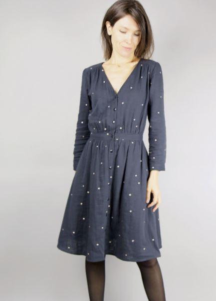 Blouse ou Robe femme HARMONIE Patron de couture pochette - L'atelier de Gaspard et Léonie