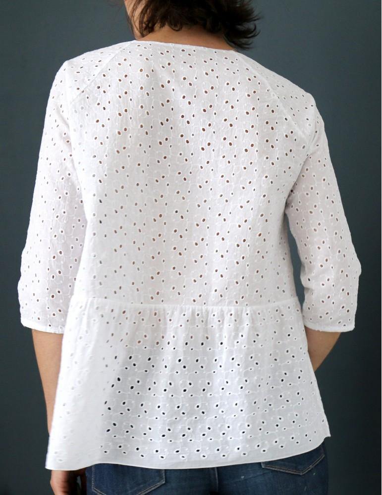 Blouse ou robe femme STOCKHOLM Patron de couture pochette - L'atelier de Gaspard et Léonie