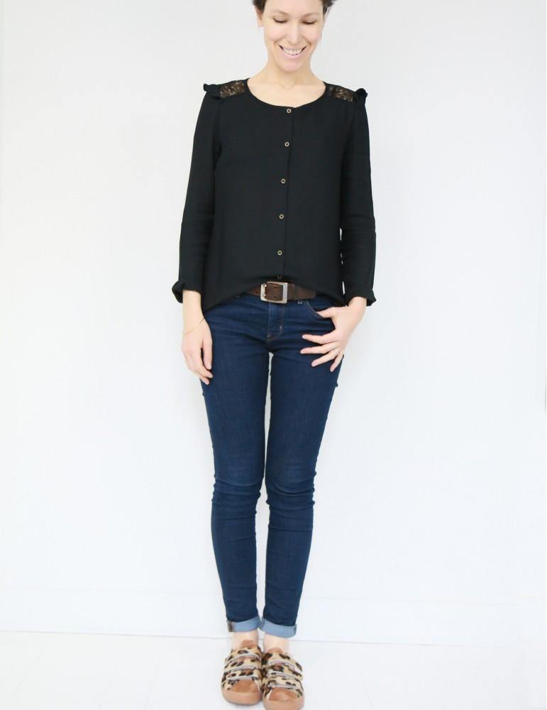 Blouse ou Robe femme VERTIGE Patron de couture pochette - L'atelier de Gaspard et Léonie