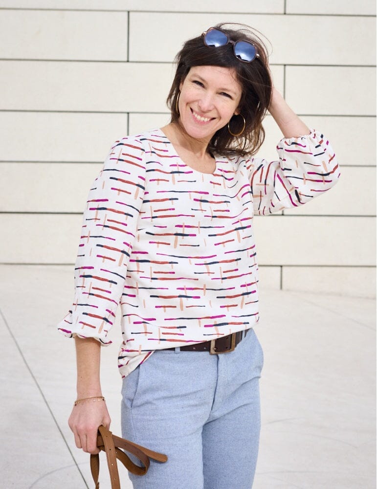 Blouse ou Robe HILDA Patron de couture pochette - Atelier SCÄMMIT Patron de couture ATELIER SCÄMMIT | Gaspard et Léonie Tissus en ligne et Mercerie à Toulouse