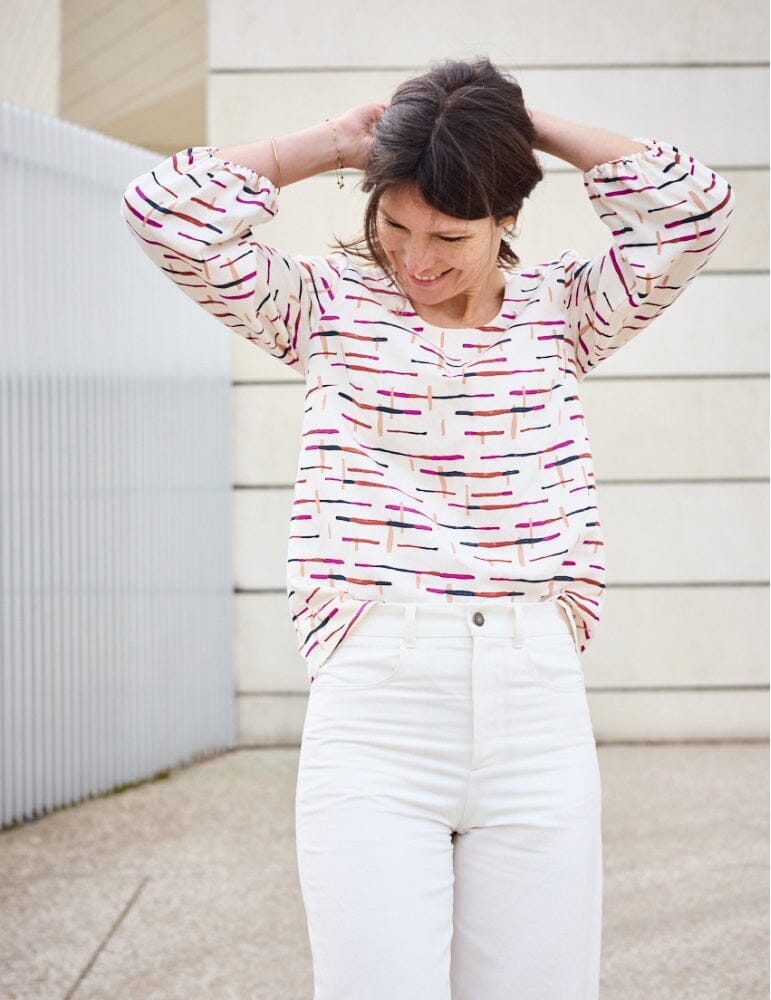 Blouse ou Robe HILDA Patron de couture pochette - Atelier SCÄMMIT Patron de couture ATELIER SCÄMMIT | Gaspard et Léonie Tissus en ligne et Mercerie à Toulouse