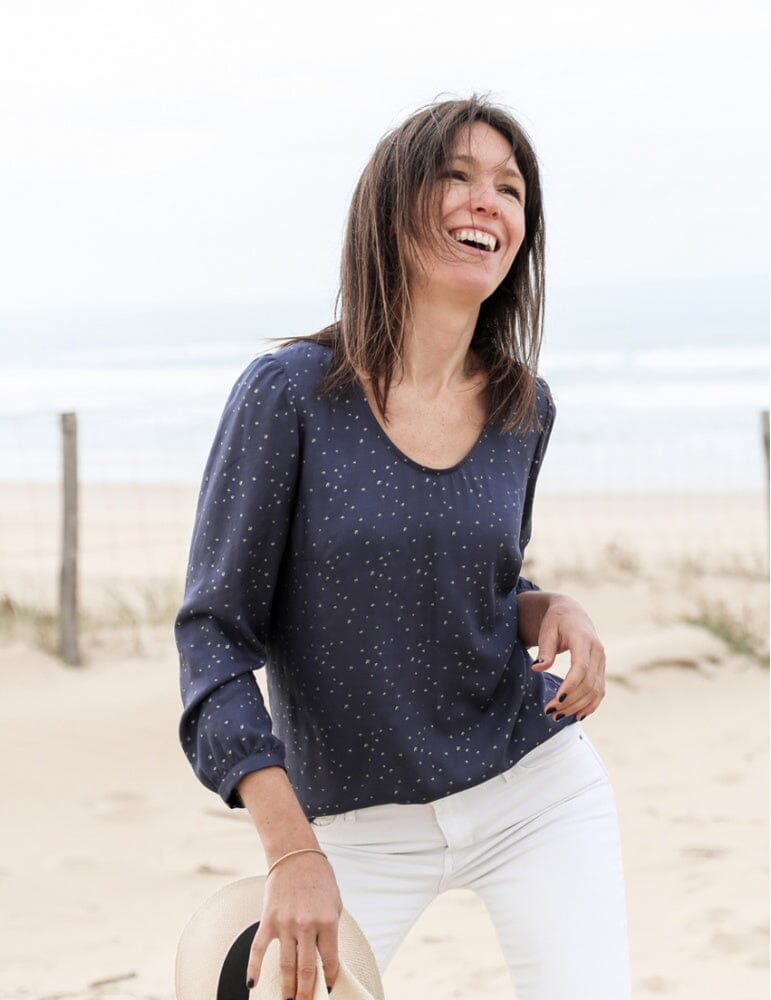 Blouse ou Robe HILDA Patron de couture pochette - Atelier SCÄMMIT Patron de couture ATELIER SCÄMMIT | Gaspard et Léonie Tissus en ligne et Mercerie à Toulouse