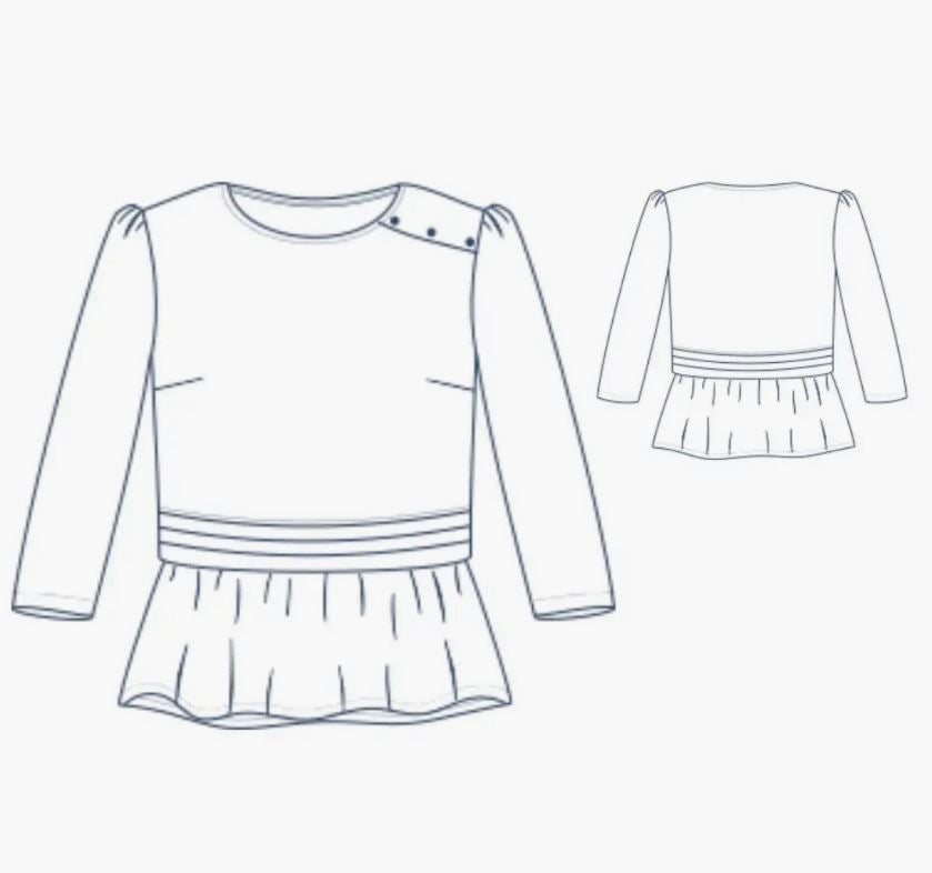 Blouse - REVERIE - Patron de couture pochette - Lise Tailor Patron de couture LISE TAILOR | Gaspard et Léonie Tissus en ligne et Mercerie à Toulouse