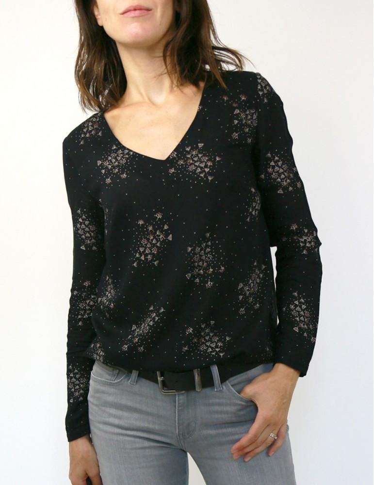 Blouse Robe femme BE PRETTY Patron de couture pochette - L'atelier de Gaspard et Léonie