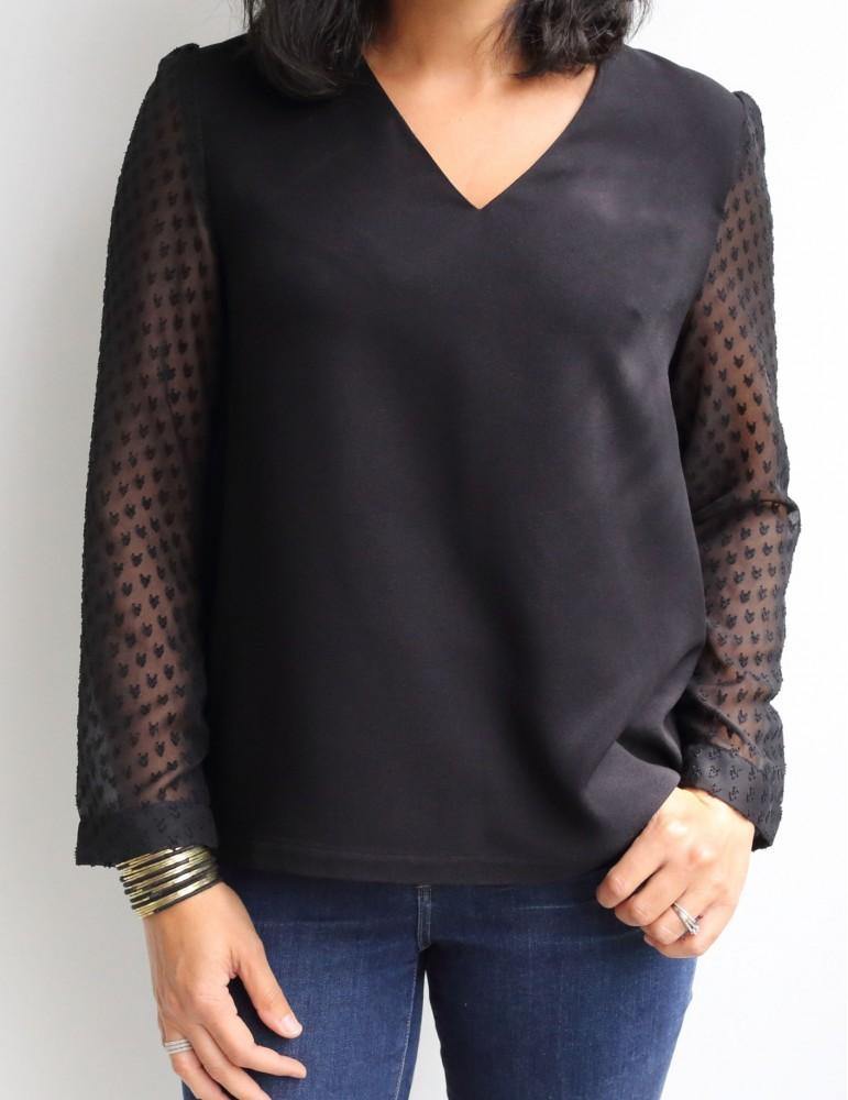 Blouse Robe femme IDYLLE Patron de couture pochette - L'atelier de Gaspard et Léonie