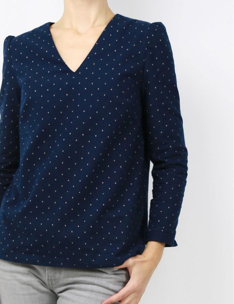 Blouse Robe femme IDYLLE Patron de couture pochette - L'atelier de Gaspard et Léonie