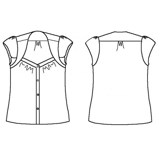 Blouse/Robe CHARLIE Patron de couture pochette - L'atelier de Gaspard et Léonie