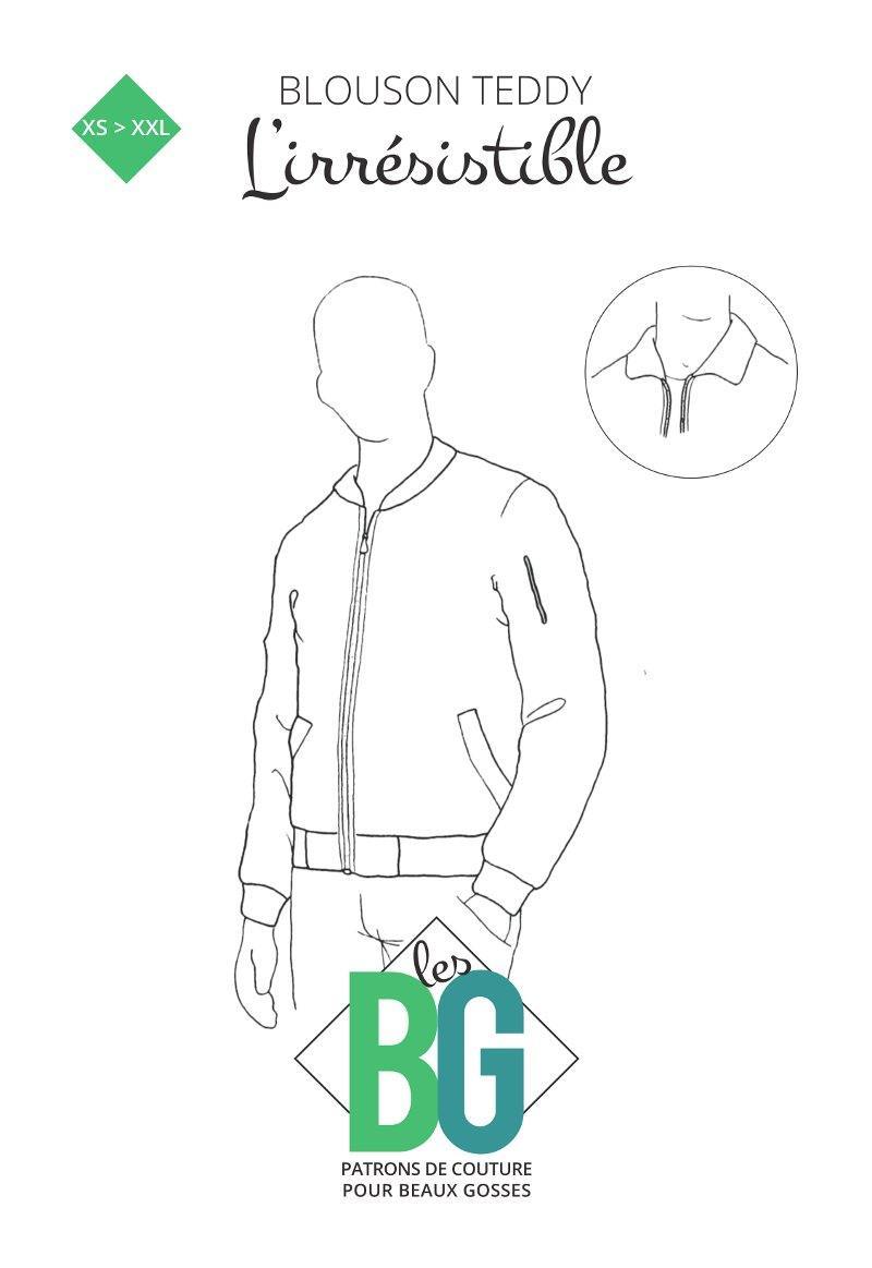 Blouson L'IRRESISTIBLE Patron de couture pochette - L'atelier de Gaspard et Léonie