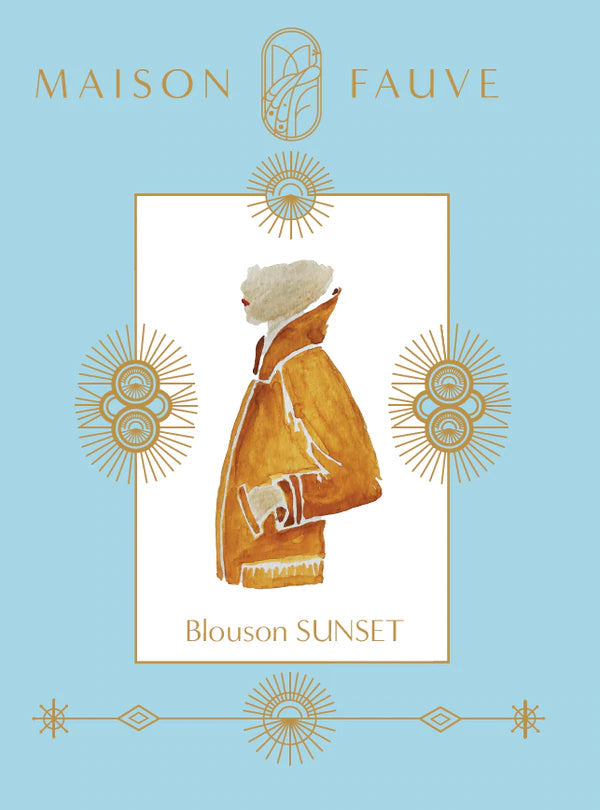 Blouson SUNSET Patron de couture Pochette - MAISON FAUVE Patron de couture MAISON FAUVE | Gaspard et Léonie Tissus en ligne et Mercerie à Toulouse