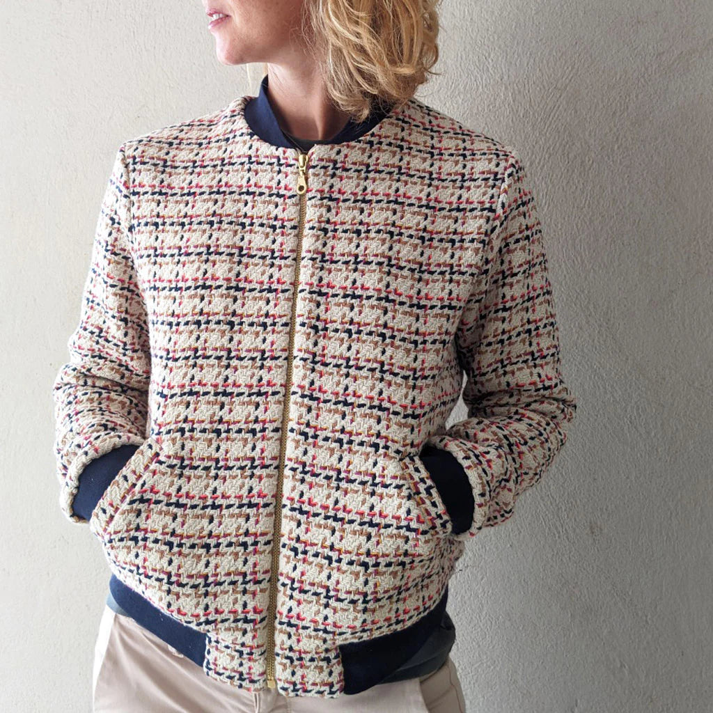 Blouson Teddy IDOLE Patron de couture pochette - SUPER BISON Patron de couture SUPER BISON | Gaspard et Léonie Tissus en ligne et Mercerie à Toulouse