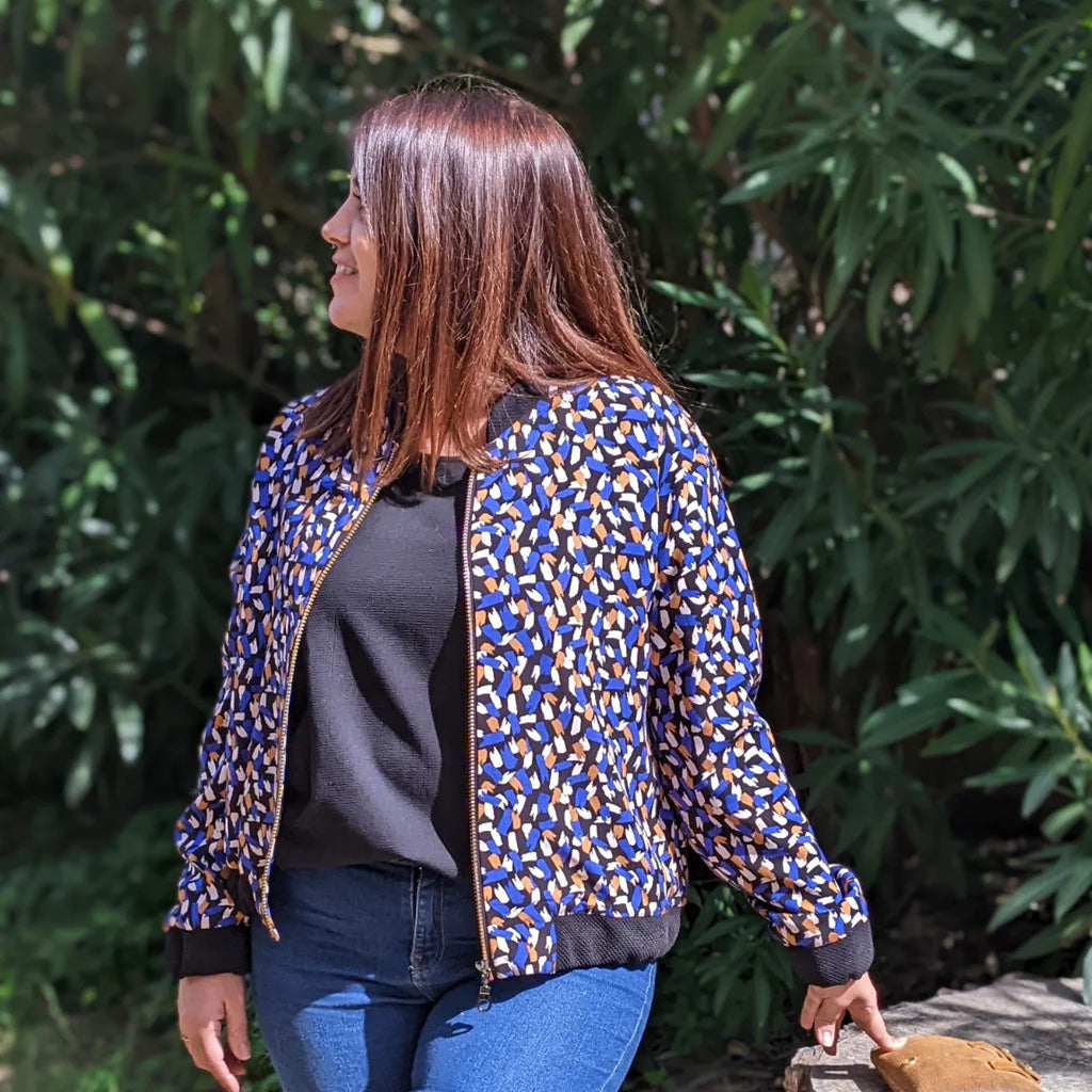 Blouson Teddy IDOLE Patron de couture pochette - SUPER BISON Patron de couture SUPER BISON | Gaspard et Léonie Tissus en ligne et Mercerie à Toulouse