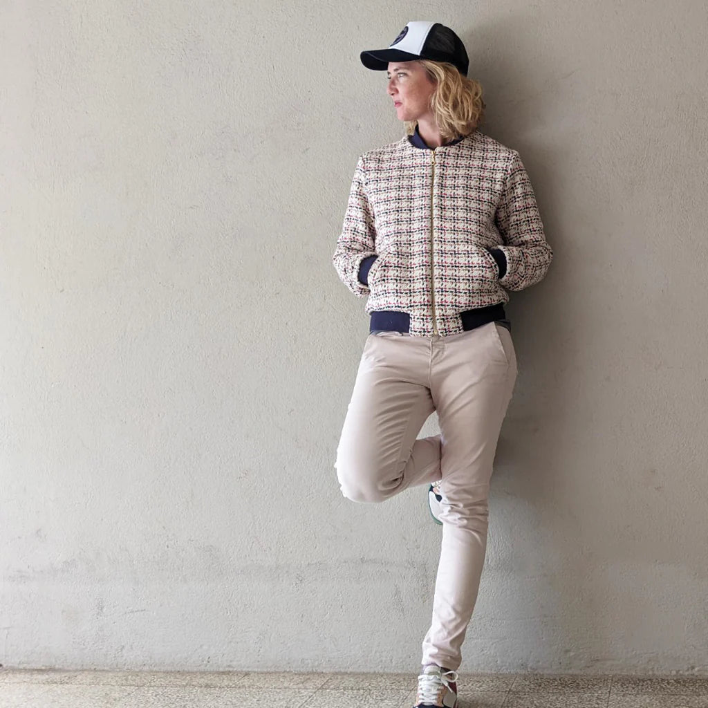 Blouson Teddy IDOLE Patron de couture pochette - SUPER BISON Patron de couture SUPER BISON | Gaspard et Léonie Tissus en ligne et Mercerie à Toulouse