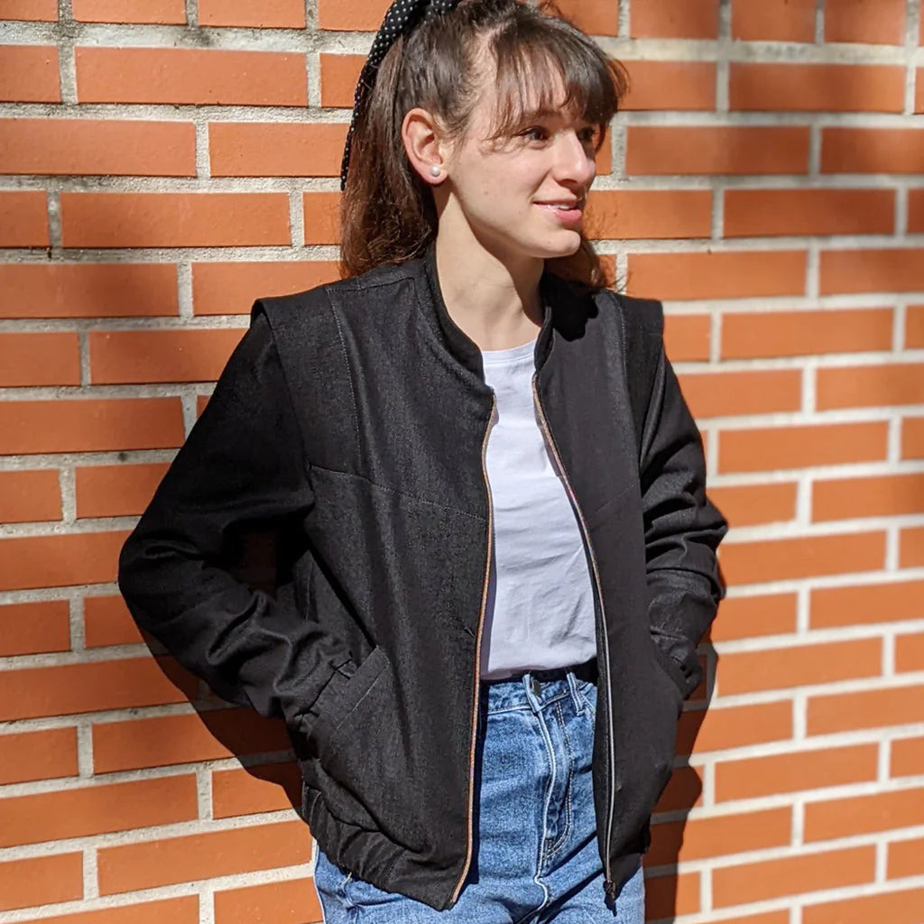 Blouson Teddy IDOLE Patron de couture pochette - SUPER BISON Patron de couture SUPER BISON | Gaspard et Léonie Tissus en ligne et Mercerie à Toulouse