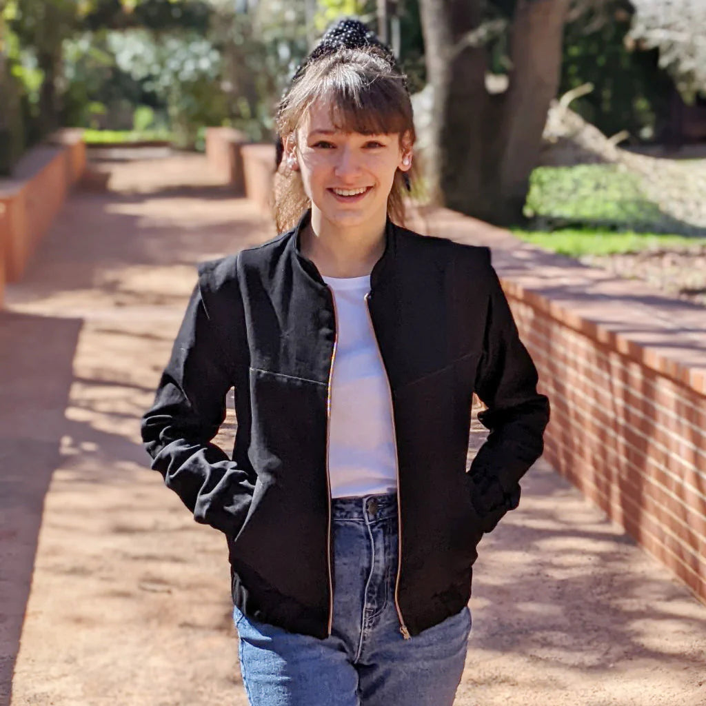 Blouson Teddy IDOLE Patron de couture pochette - SUPER BISON Patron de couture SUPER BISON | Gaspard et Léonie Tissus en ligne et Mercerie à Toulouse