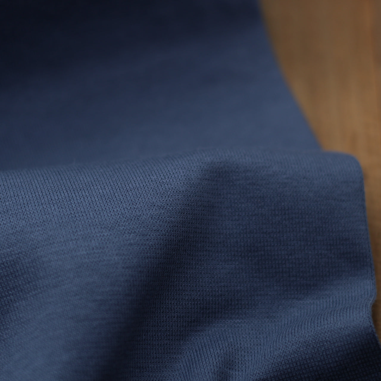 Bord Côte BIO - Bleu Jean (Vendu x10cm) Tissus Sélection Gaspard & Léonie | Gaspard et Léonie Tissus en ligne et Mercerie à Toulouse