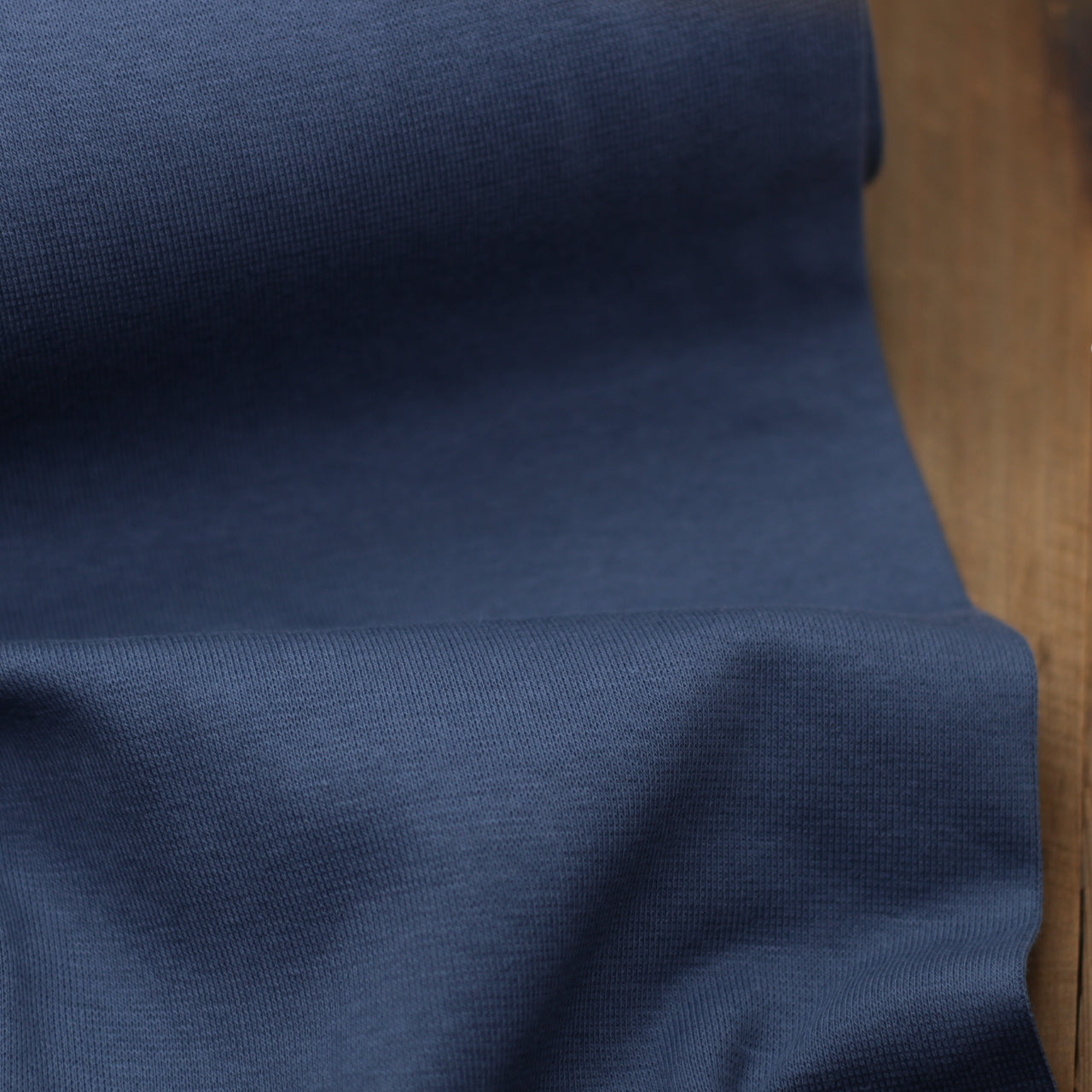 Bord Côte BIO - Bleu Jean (Vendu x10cm) Tissus Sélection Gaspard & Léonie | Gaspard et Léonie Tissus en ligne et Mercerie à Toulouse