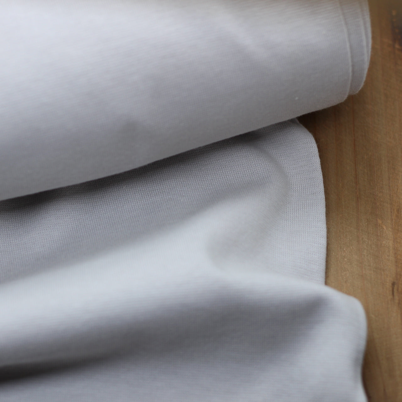 Bord Côte BIO - Gris clair (Vendu x10cm) Tissus Sélection Gaspard & Léonie | Gaspard et Léonie Tissus en ligne et Mercerie à Toulouse