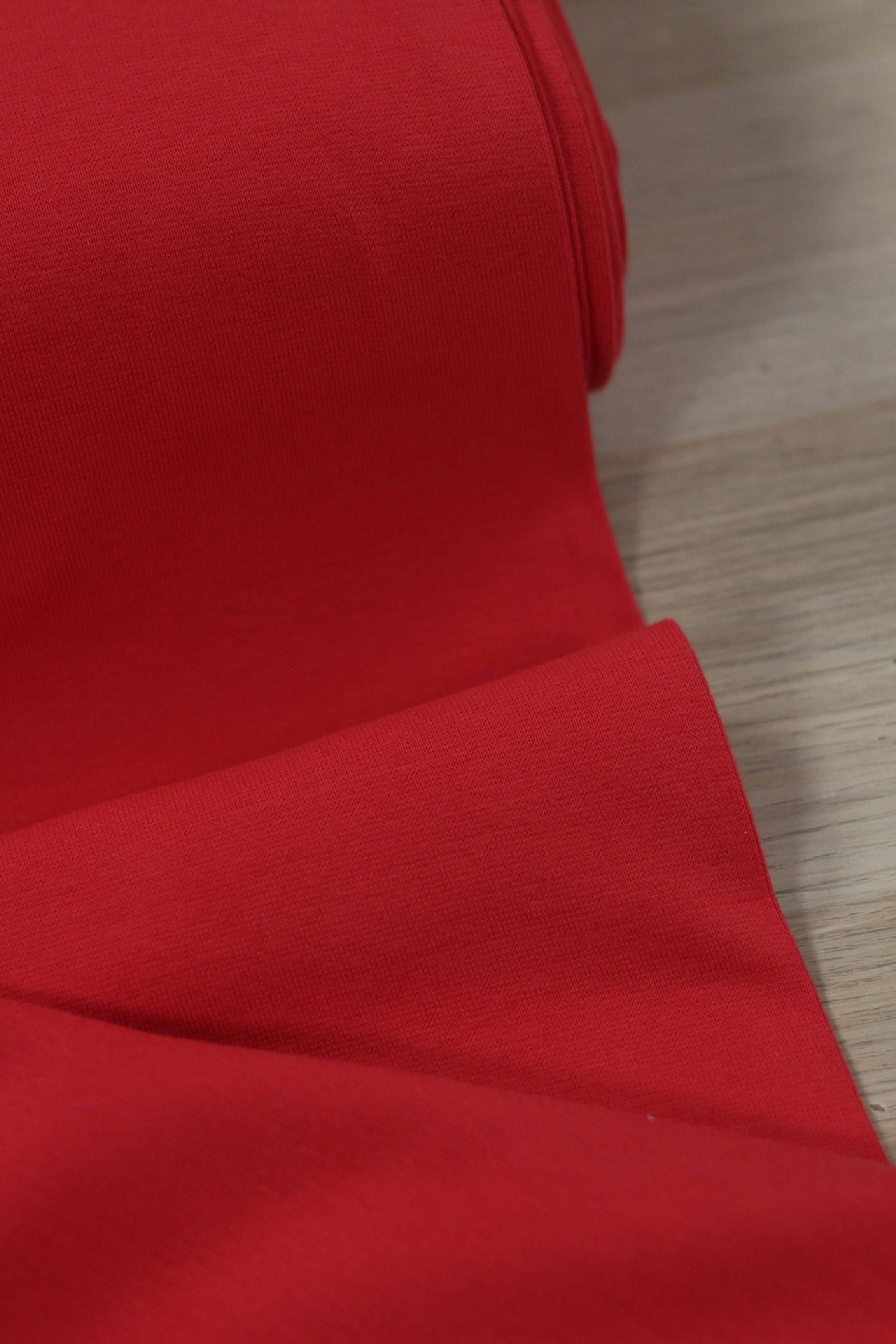 Bord Côte BIO - Rouge (Vendu x10cm) Tissus Sélection Gaspard & Léonie | Gaspard et Léonie Tissus Mercerie Toulouse