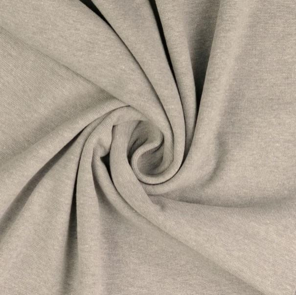 Bord Côte - Gris clair Chiné (Vendu x10cm) Tissus Sélection Gaspard & Léonie | Gaspard et Léonie Tissus en ligne et Mercerie à Toulouse
