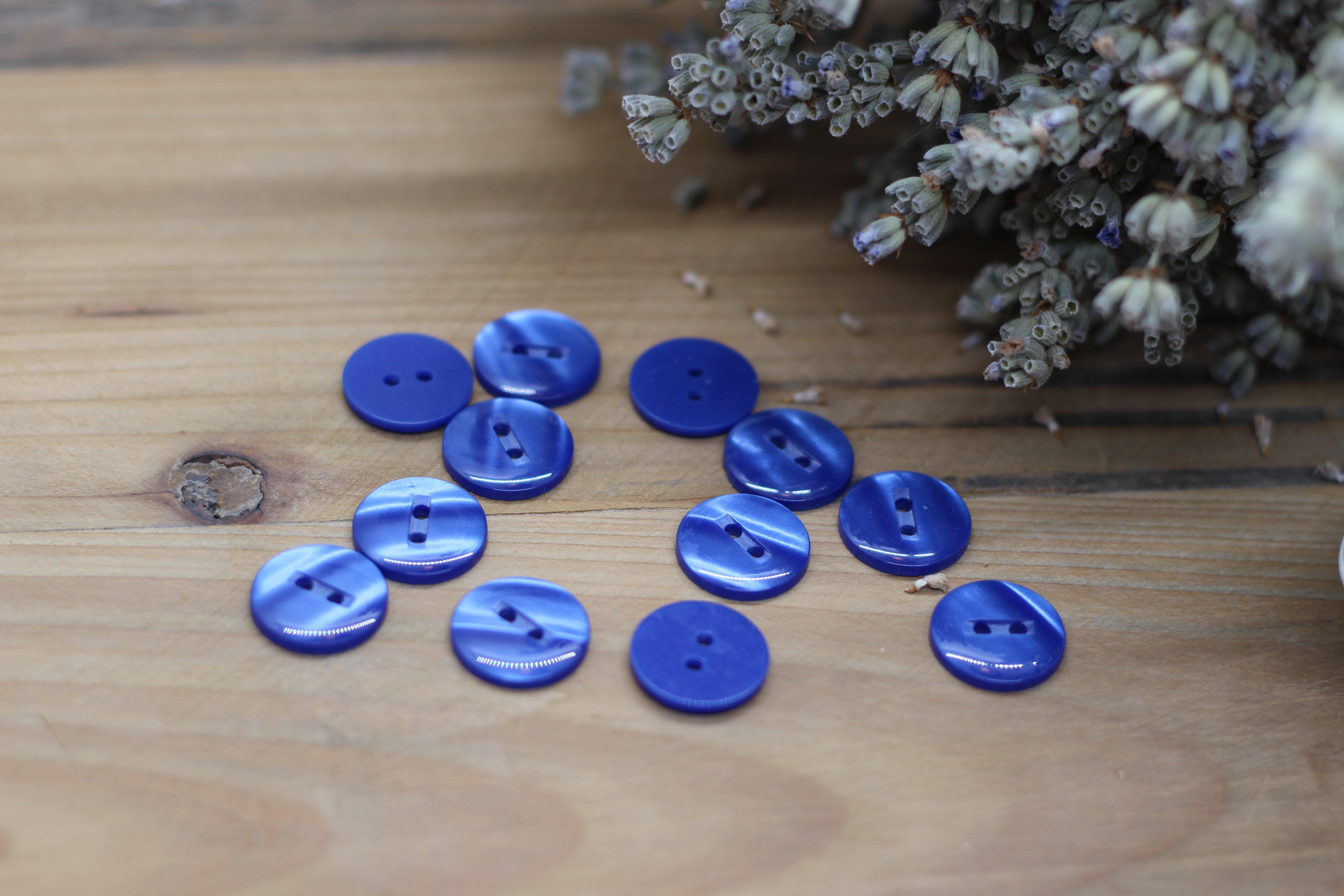 Bouton "Tom" Bleu - L'atelier de Gaspard et Léonie