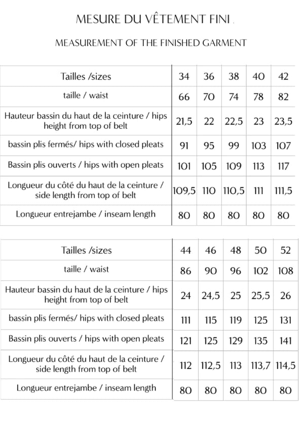 BROOKLYN pantalon patron de couture pochette - MAISON FAUVE Patron de couture MAISON FAUVE | Gaspard et Léonie Tissus en ligne et Mercerie à Toulouse