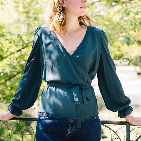 Blouse Voile Blouse Cache Coeur Fleurie Patron Blouse Cache Coeur