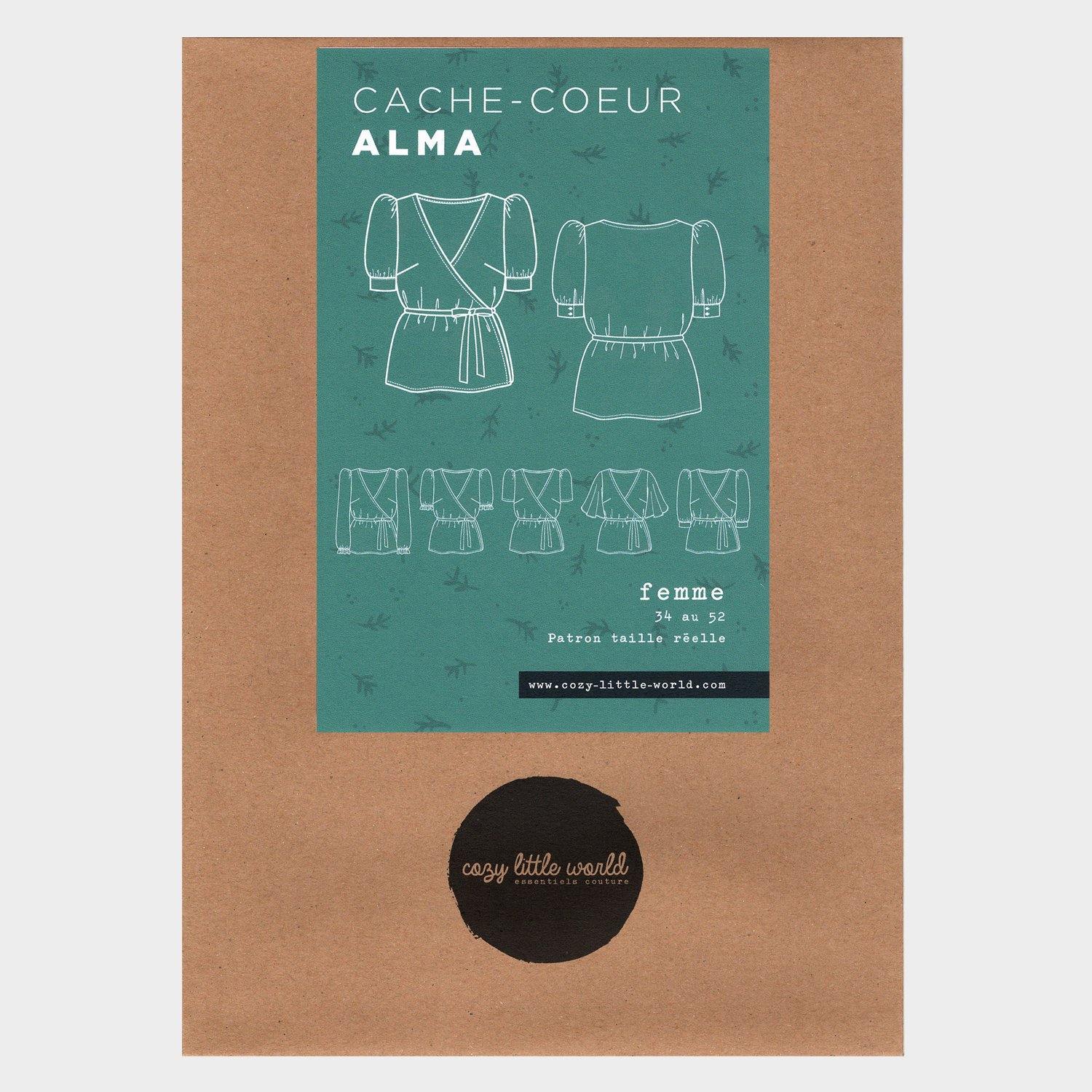 Cache-coeur ALMA Patron de couture Pochette - L'atelier de Gaspard et Léonie