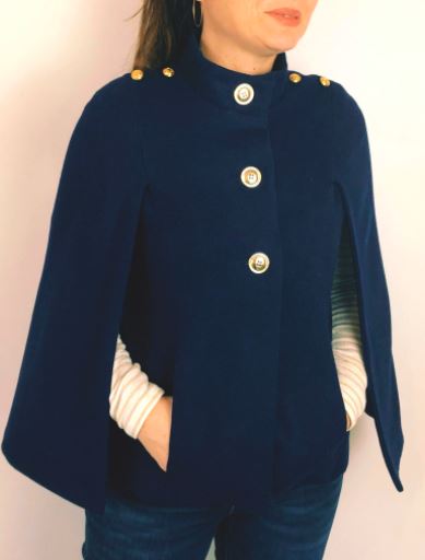 Cape CAPUCINE Patron de couture Pochette - CLEMATISSE PATTERN Patron de couture CLEMATISSE PATTERN | Gaspard et Léonie Tissus en ligne et Mercerie à Toulouse