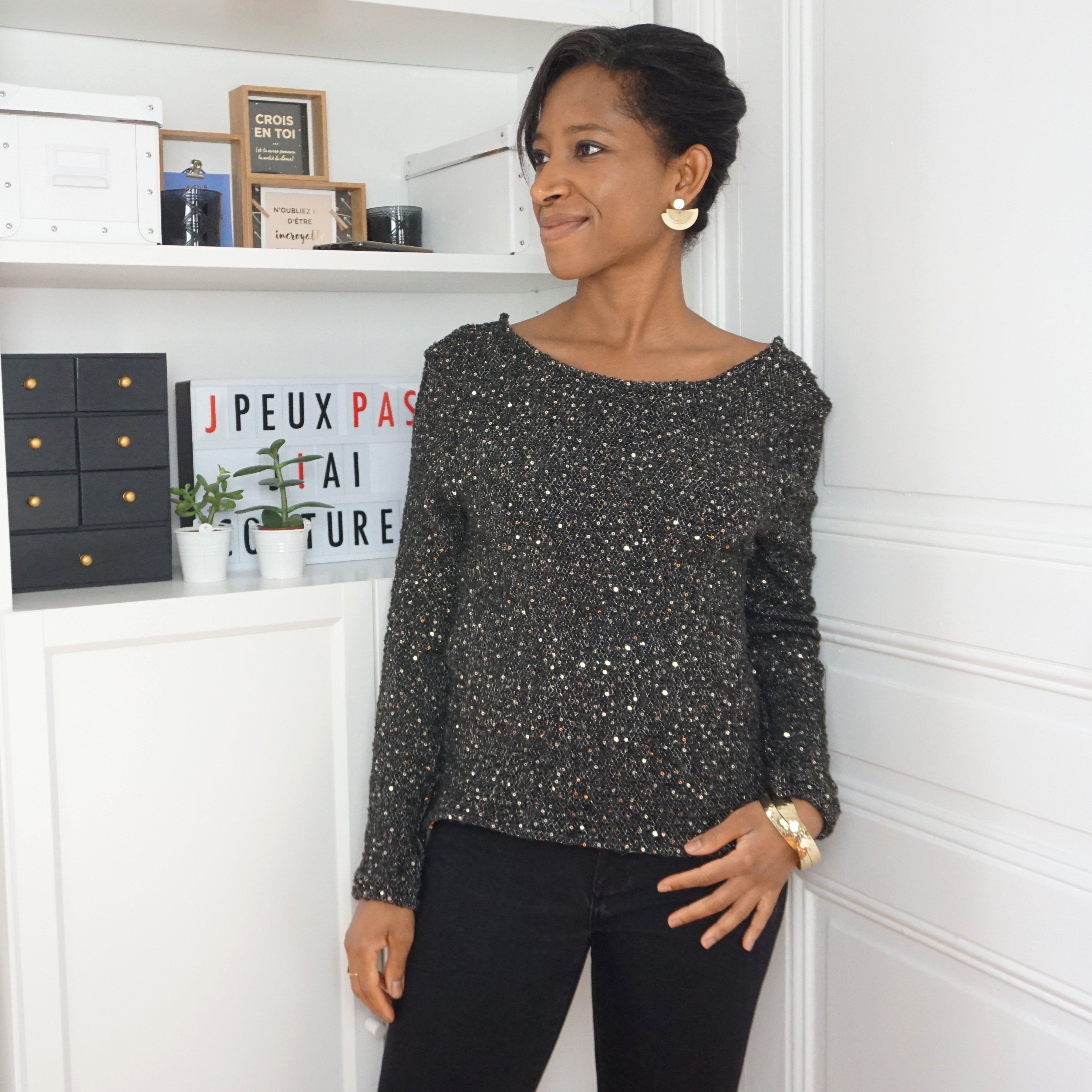 CHARLIE sweat patron de couture pochette Patron de couture Les lubies de Cadia | Gaspard et Léonie Tissus Mercerie Toulouse