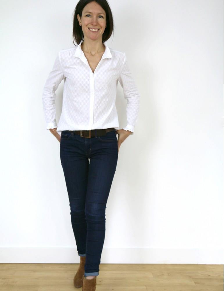 Chemise femme AZUR Patron de couture pochette - L'atelier de Gaspard et Léonie