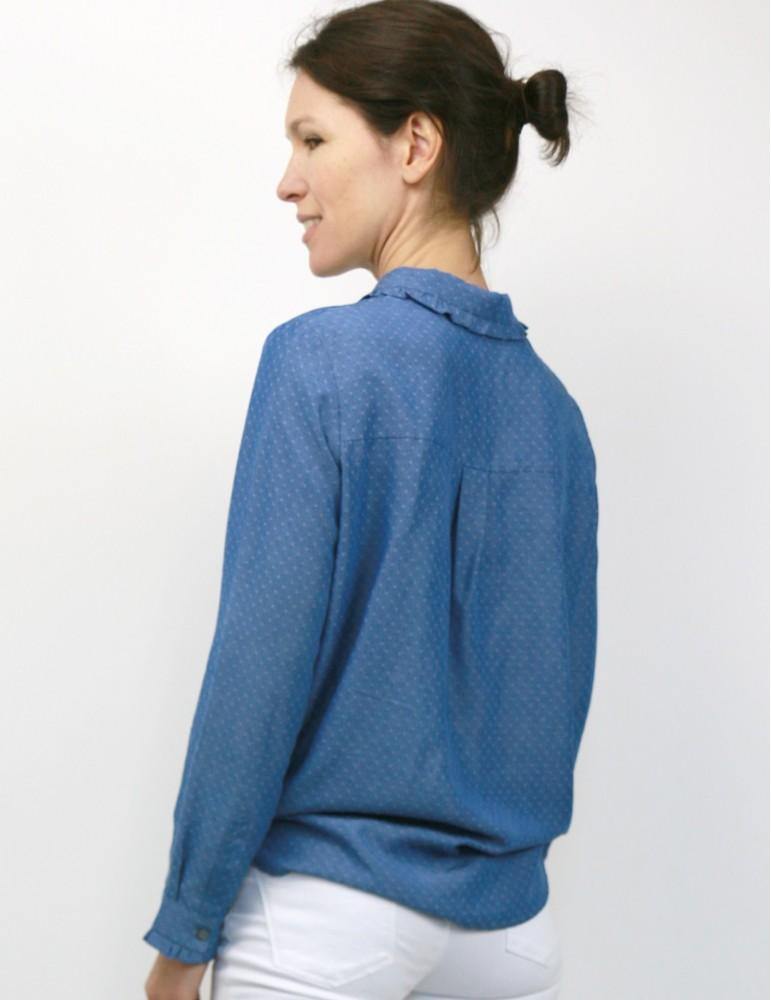 Chemise femme LISERON Patron de couture pochette - L'atelier de Gaspard et Léonie