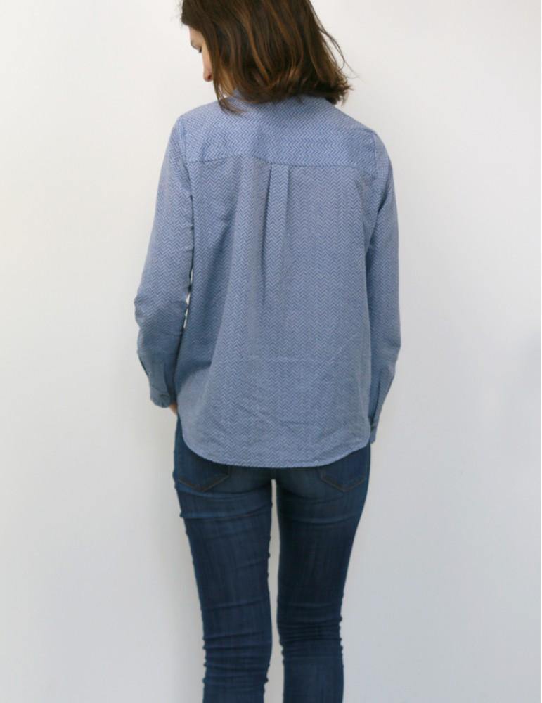 Chemise femme LISERON Patron de couture pochette - L'atelier de Gaspard et Léonie