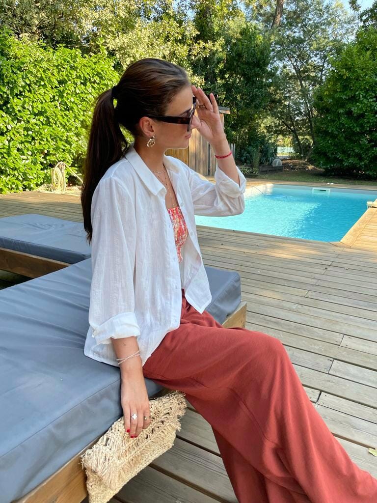 Chemise JANE Patron de couture Pochette - CLEMATISSE PATTERN Patron de couture CLEMATISSE PATTERN | Gaspard et Léonie Tissus en ligne et Mercerie à Toulouse