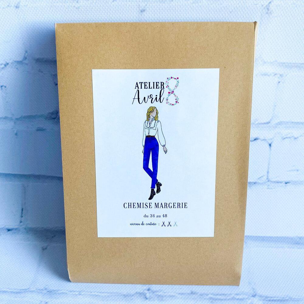 Chemise MARGERIE Patron de couture pochette - L'atelier de Gaspard et Léonie